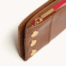 Load image into Gallery viewer, 110 North Mahogany Pebble/Brushed Gold Red Zip