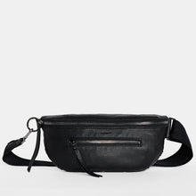 Load image into Gallery viewer, Charles Crossbody Med Black/Gunmetal