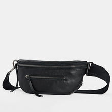 Load image into Gallery viewer, Charles Crossbody Med Black/Gunmetal