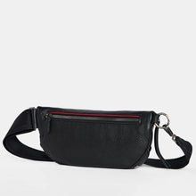 Load image into Gallery viewer, Charles Crossbody Med Black/Gunmetal