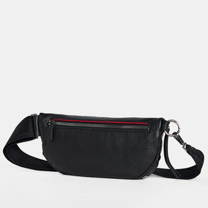 Charles Crossbody Med Black/Gunmetal