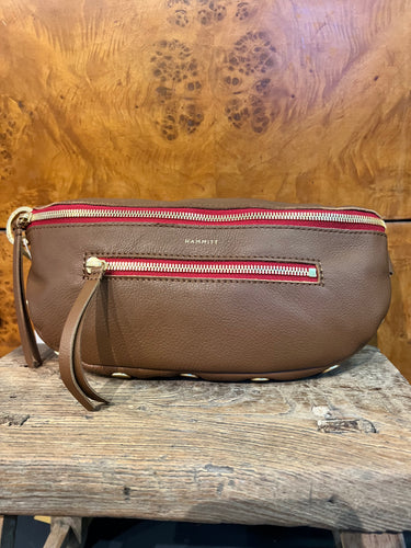 Charles Crossbody - Mahogony Pebble