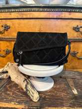 Load image into Gallery viewer, Dillon Small, Noir Diamond Suede/Gunmetal