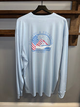Load image into Gallery viewer, Fishing &amp; Freedom Long Sleeve, Fresh Blue