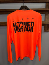 Load image into Gallery viewer, Classic White Dry Fit Shirt, Neon Orange