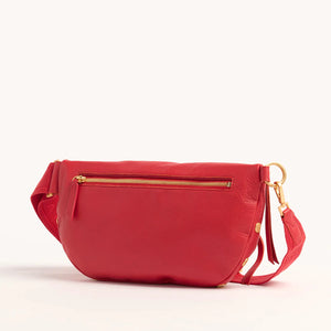 Charles Crossbody Lrg Poppy Red/Brushed Gold