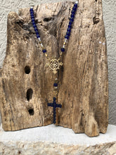 Load image into Gallery viewer, East/West Rosary Cross Necklace
