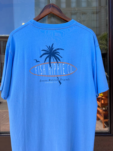 Warped Short Sleeve Tee Azure