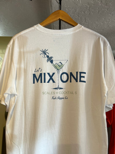 Mix One Short Sleeve Tee White Medium