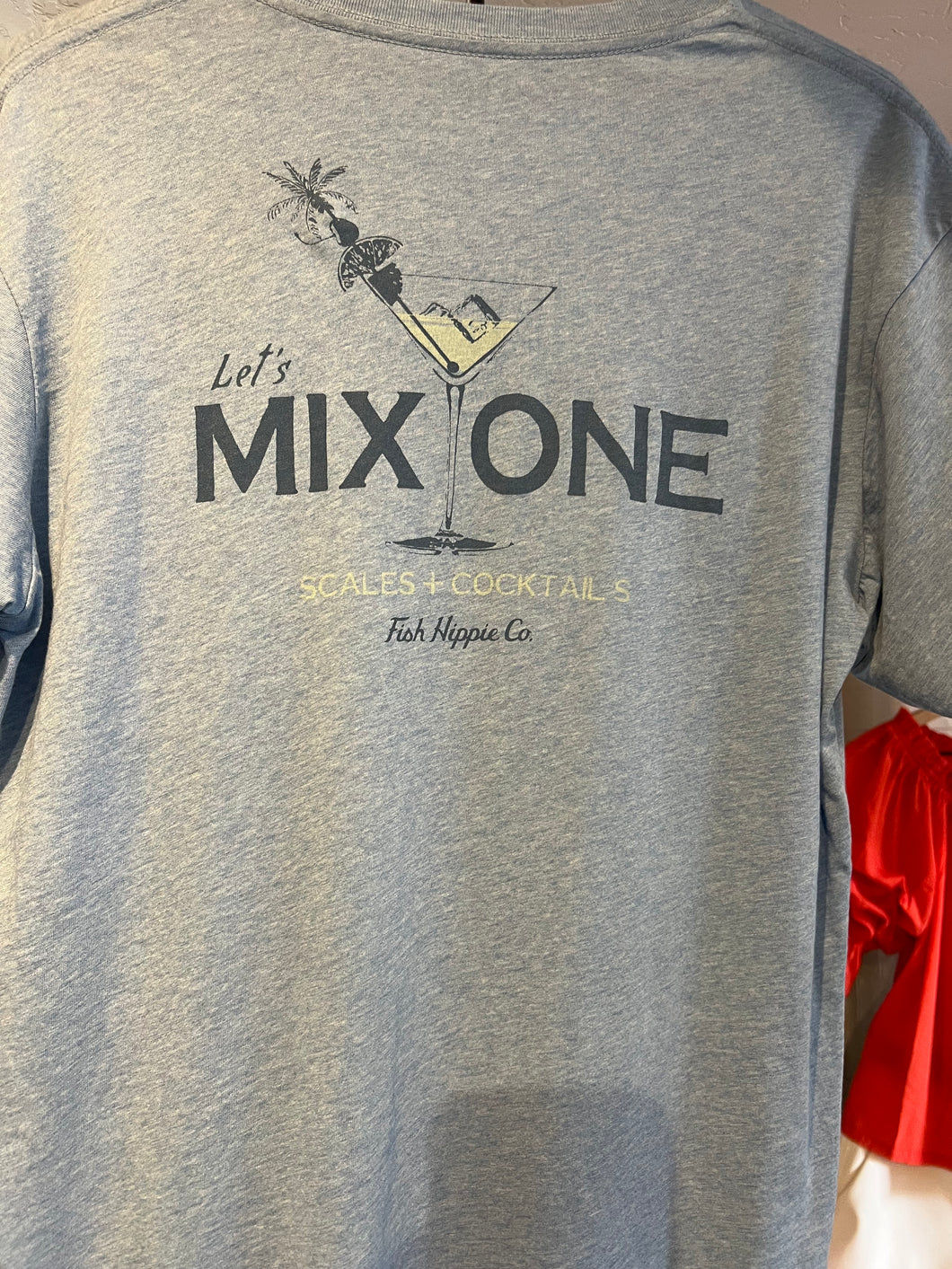 Mix One Short Sleeve Tee Heathered Sky Medium