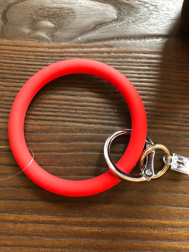 Big O Silicone Key Ring- Cherry on Top