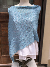 Load image into Gallery viewer, Soul Warmer Crocheted Sleeveless - Faded Denim